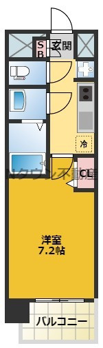 【間取り】 | プレサンスNAGOYA本陣 | 間取りです。