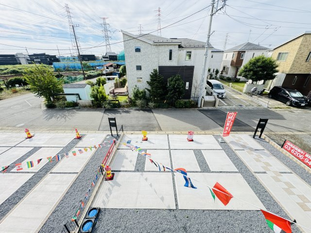鎌ケ谷市鎌ケ谷6丁目新築戸建【東部小学校：9分】の展望|バルコニーより道路側眺望