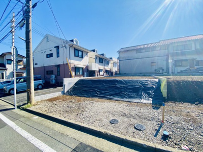【前面道路含む現地写真】 | 【仲介手数料不要】ラスト１区画☆土地分譲３線利用☆藤沢市石川／建築条件無売地☆売主 | 整形地☆お好きなハウスメーカーで建築可能な建築条件なし売地です！是非理想のマイホームをお造り下さい☆