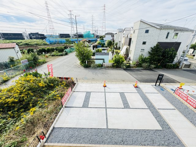 鎌ケ谷市鎌ケ谷6丁目新築戸建【東部小学校：9分】の展望|バルコニーより道路側眺望