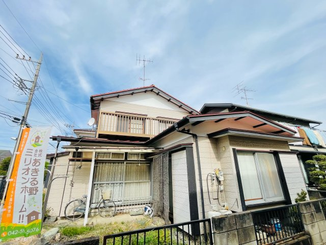 あきる野市瀬戸岡　古家付売地の外観