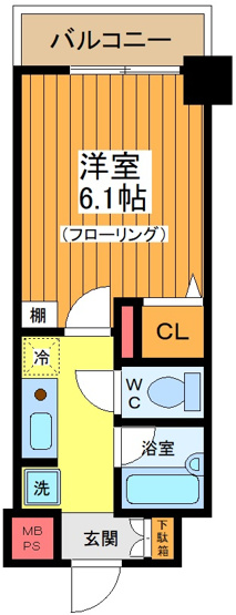 【間取り】 | 日神パレステージ三軒茶屋第２