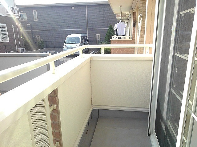 習志野市津田沼６丁目のアパートのバルコニー|バルコニー