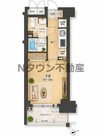 【間取り】 | プレサンスSAKAEリバースタイル | 間取りです。
