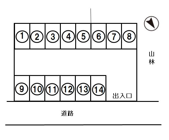 小山市大字横倉新田の駐車場
