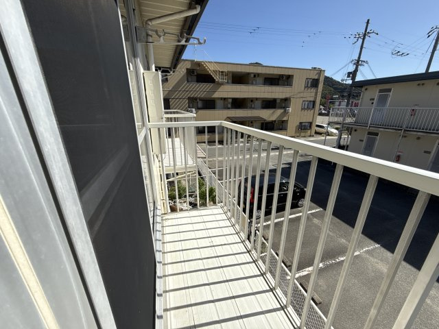 メゾンT２　Ｂ棟のバルコニー