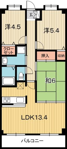 リベルテ・パレⅡの間取り