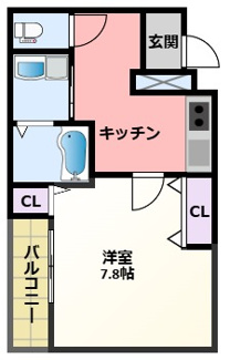 【間取り】 | フジパレス西宮甲陽園
