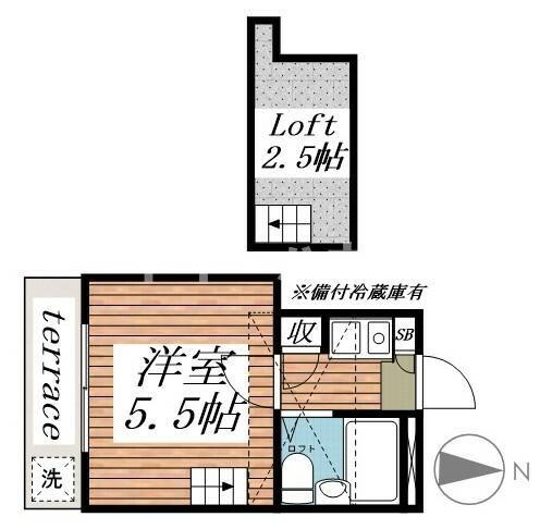 ｇｒｅｅｎ　ｌｅａｆ習志野の間取り