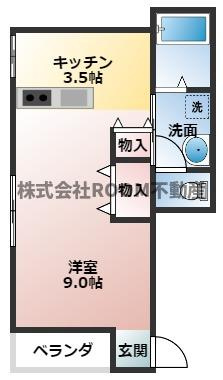 ラパン郡元の間取り
