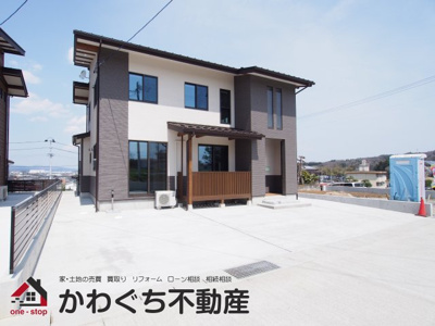 【外観】 | 新築戸建　本宮市仁井⽥字村⼭　2号棟 | ★内覧予約で新米2kg★