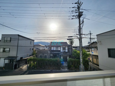 【展望】 | 中庄1丁目1期 　分譲3区画１号地 | 青い空が広がる開放的なバルコニー。