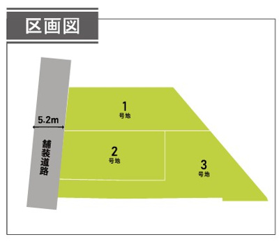 【区画図】 | 中庄1丁目1期 　分譲3区画１号地
