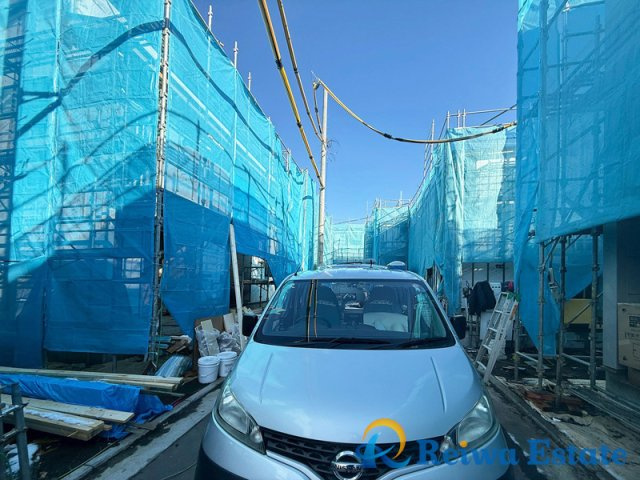   新築戸建　茅ヶ崎市松林2丁目　全10棟の前面道路含む現地写真