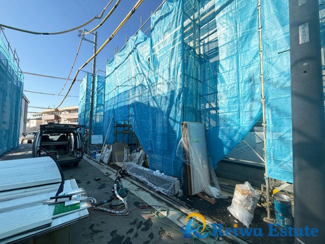   新築戸建　茅ヶ崎市松林2丁目　全10棟の前面道路含む現地写真