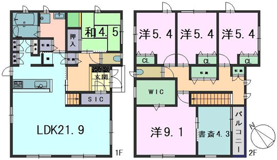 【間取り】の画像