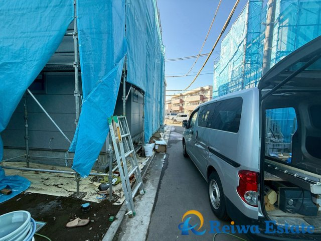 新築戸建　茅ヶ崎市松林2丁目　全10棟の前面道路含む現地写真