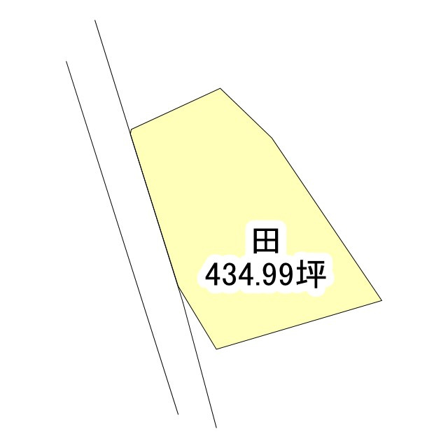 西条市河原津の売地の土地図