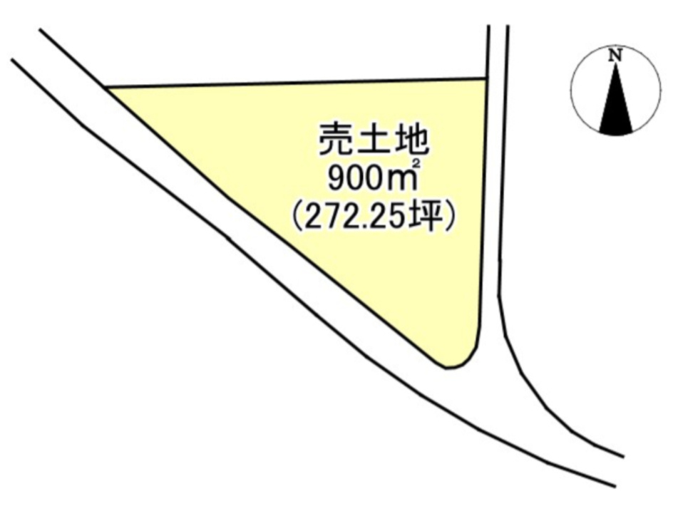 売土地の土地図