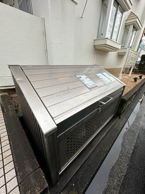 【その他共用部分】 | 日吉パフィオマンション | 敷地内ごみ置き場でごみ出しもらくらく～♪忙しい社会人さんや主婦さんにもうってつけ！