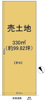 【土地図】 | 大津市北比良1036-25　売土地