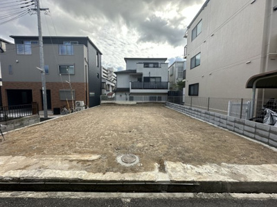 【前面道路含む現地写真】 | 灘区楠丘町　土地分譲　建築条件なし
