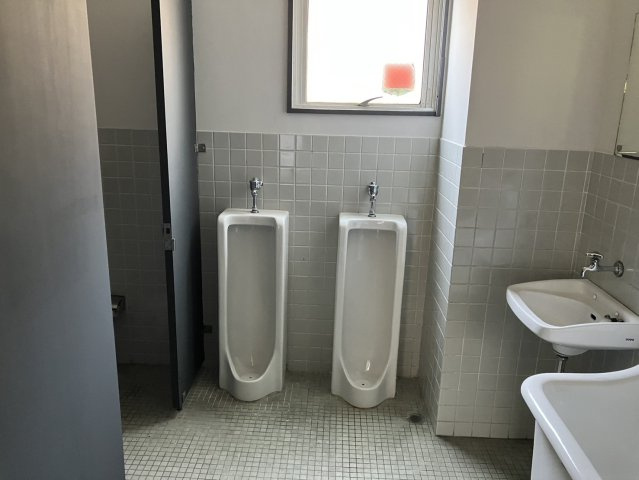 蒲郡事務所のトイレ