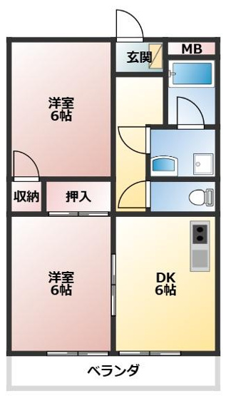 【間取り】 | 昭和コーポ佐久