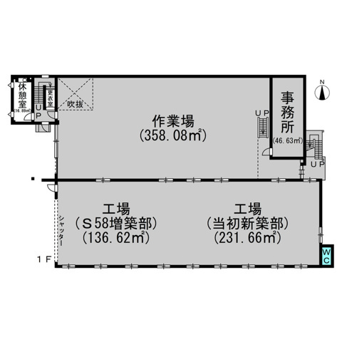 沢田新田一棟貸倉庫