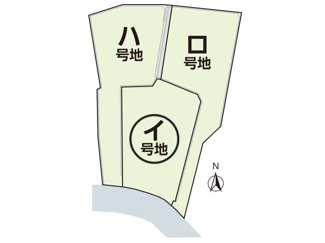 【土地図】 | 奈良市学園南１丁目の売地 全４区画