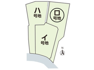 【土地図】 | 奈良市学園南１丁目の売地 全４区画