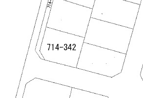 小山市大字乙女の区画図