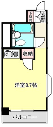 豊国スカイマンション国分の間取り