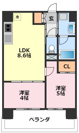 パークアクシス柏の間取り