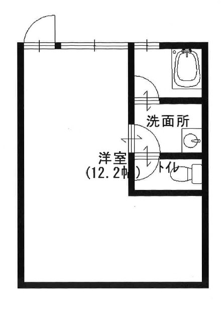 西松ヶ丘Bの間取り