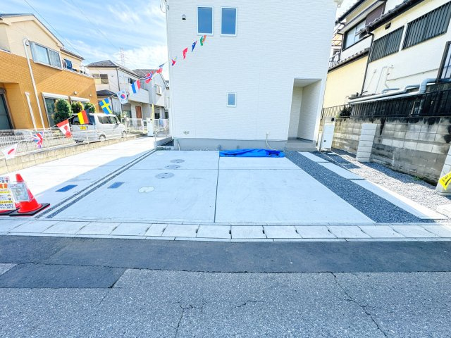 鎌ケ谷市南鎌ケ谷2丁目新築戸建（南鎌ケ谷23-1期）の駐車場|1号棟駐車スペース・並列２台駐車可