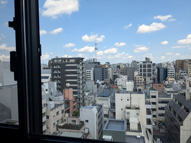 ボアビスタ上野御徒町の設備|上層階はバルコニーと3.6条洋室の窓から隅田川花火とスカイツリー見えます