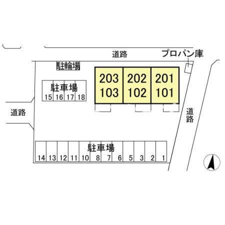 ルミエールの区画図|高崎、前橋エリアのお部屋探しはエンドスケープまで！お客様の理想お聞かせ下さい♪