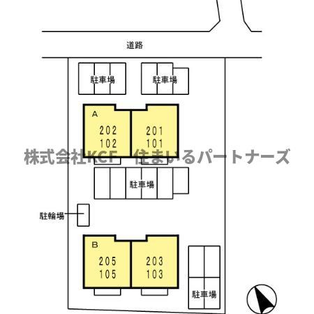 ボスコルーチェの区画図