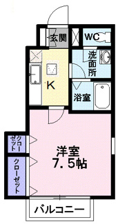 【間取り】 | ベルーナ　Ⅰ