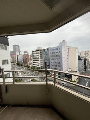 マジェスティ天満橋のバルコニー