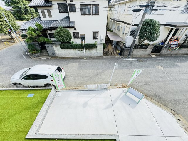 鎌ケ谷市東初富3丁目新築戸建の展望|バルコニーより道路側眺望