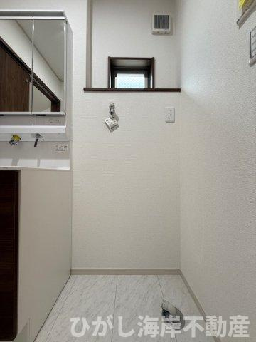 平塚市平塚３丁目　新築戸建　全15棟のランドリースペース|洗濯機置場