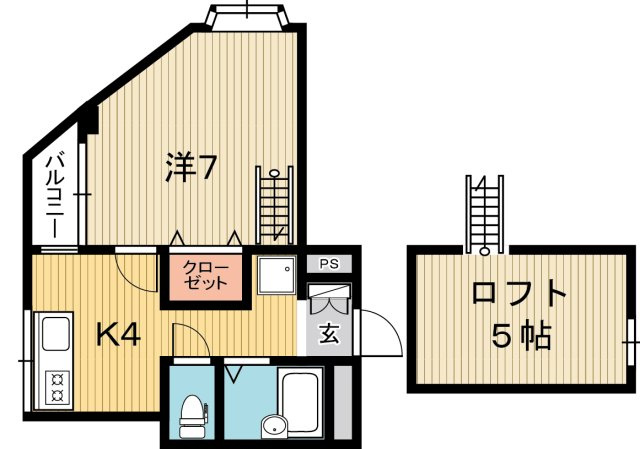 八反町ウィングの間取り