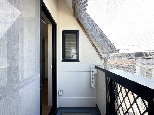 八反町ウィングのバルコニー