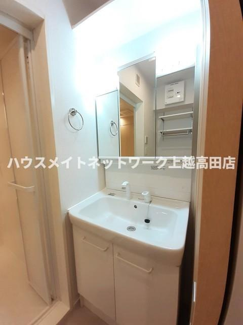 グランメゾンＳＳ１の洗面所|洗髪洗面化粧台