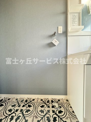 【ランドリースペース】 | 藤枝市立花2丁目 中古戸建て | 洗濯機置き場です