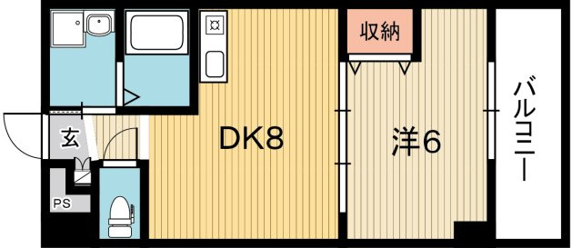高知インターマンションの間取り|間取り図