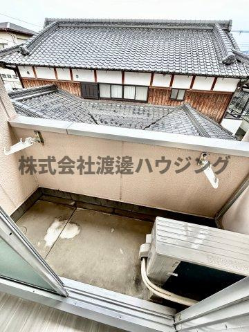 第5合田ハイツのバルコニー