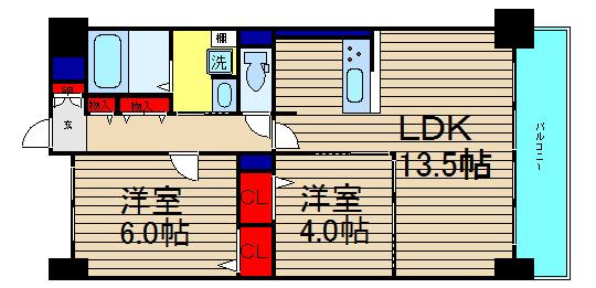 ルナグランデの間取り